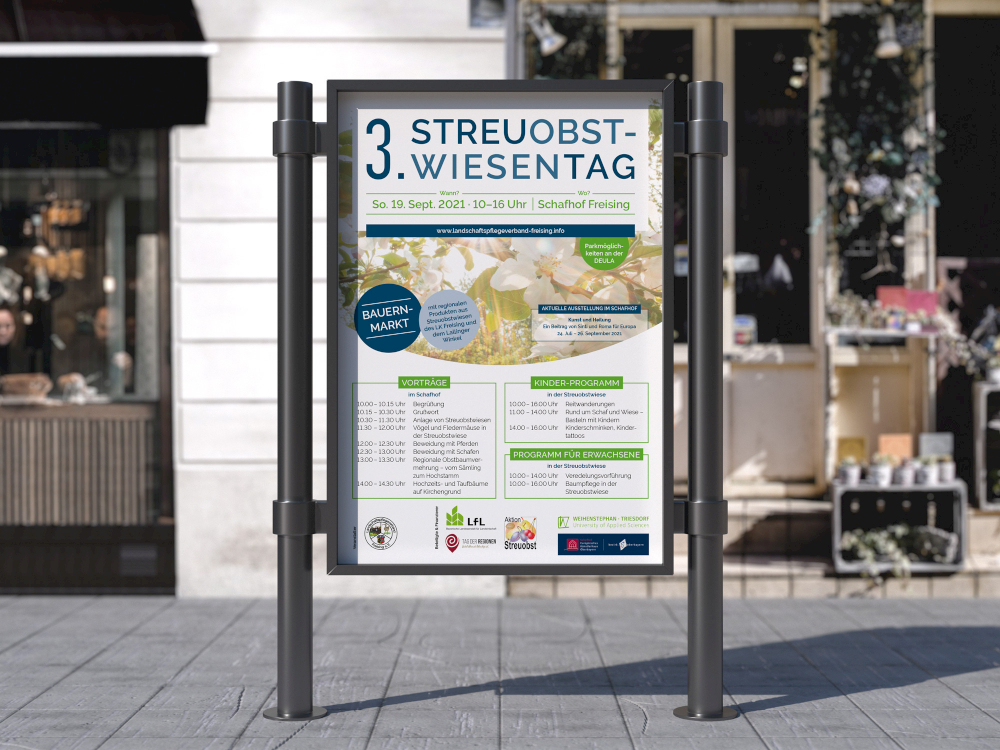 typneun Referenz: Plakat & Beschilderung für den Landschaftspflegeverband Freising