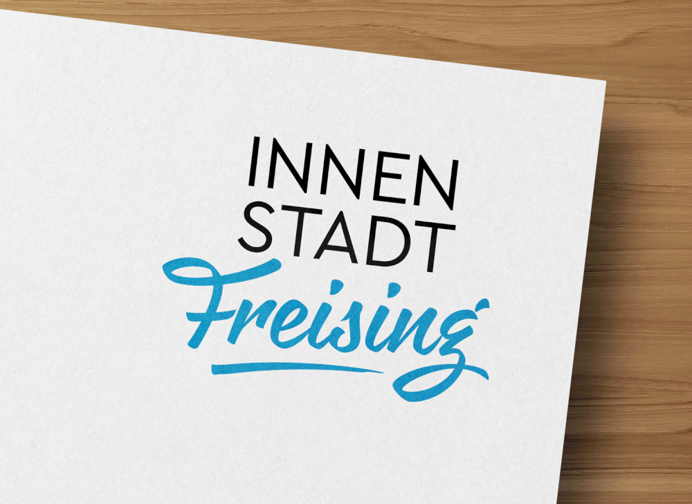 Aktive City Freising und Innenstadt Freising: Logodesign von der typneun Werbeagentur